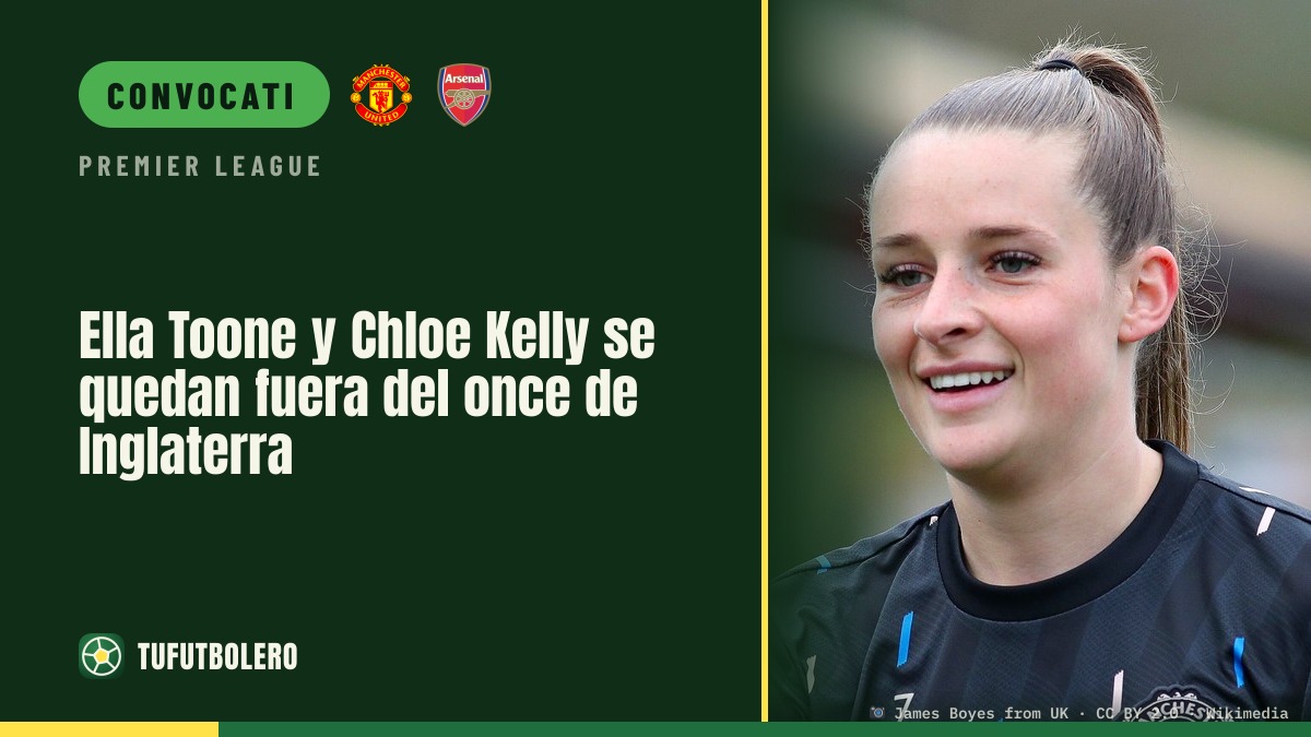 Ella Toone e Chloe Kelly escluse dalla rosa dell’Inghilterra