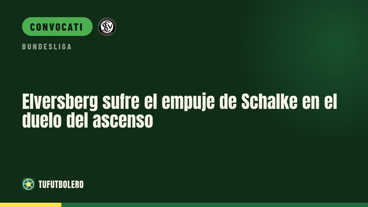 Elversberg sotto pressione: Schalke spinge nel duello live