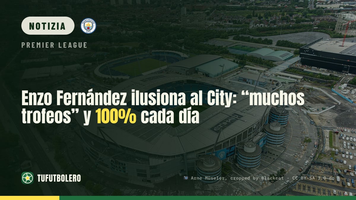 Enzo Fernández carica il City: “molti trofei” e 100% ogni giorno