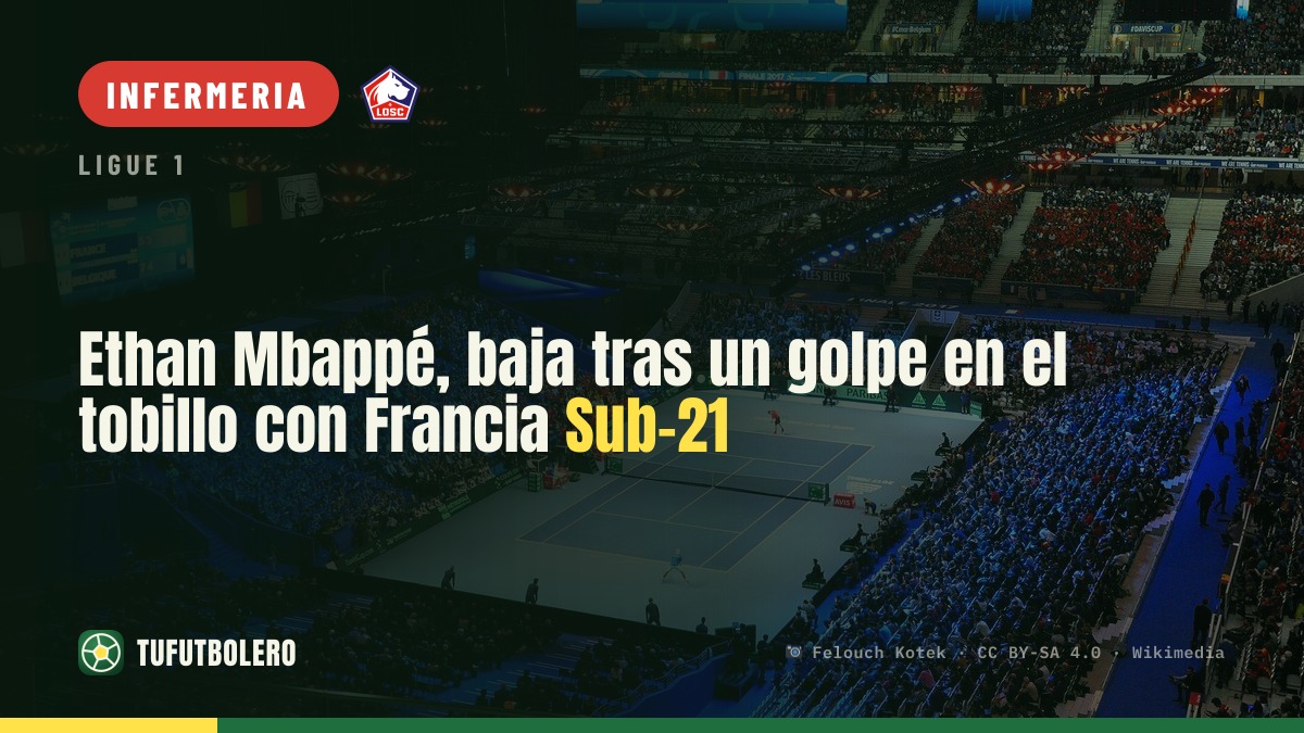 Ethan Mbappé si ritira per un colpo alla caviglia con la Francia U21