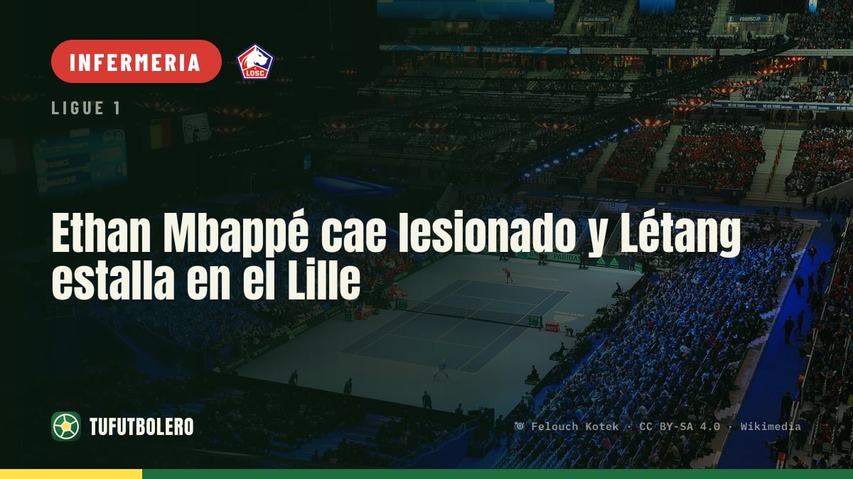Infortunio di Ethan Mbappé e rabbia di Létang col Lille