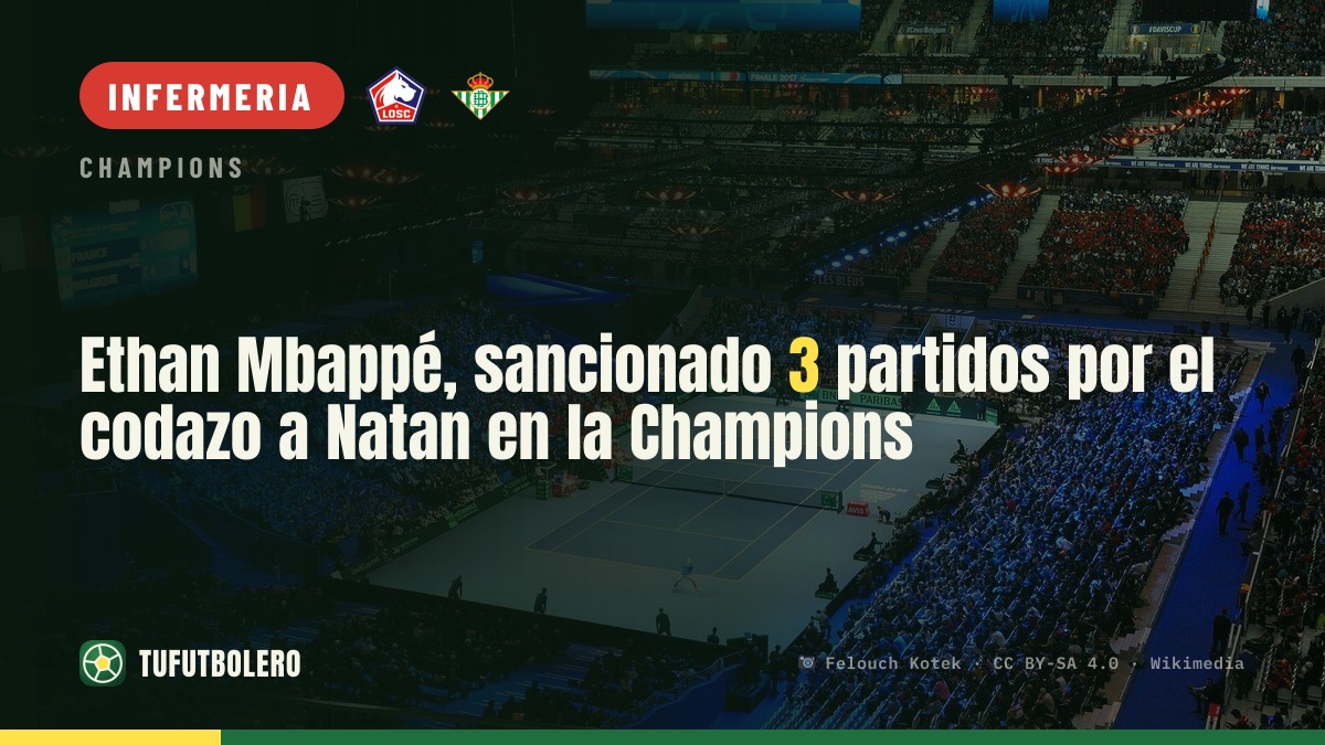 Ethan Mbappé squalificato per 3 partite: gomitata a Natan in Champions