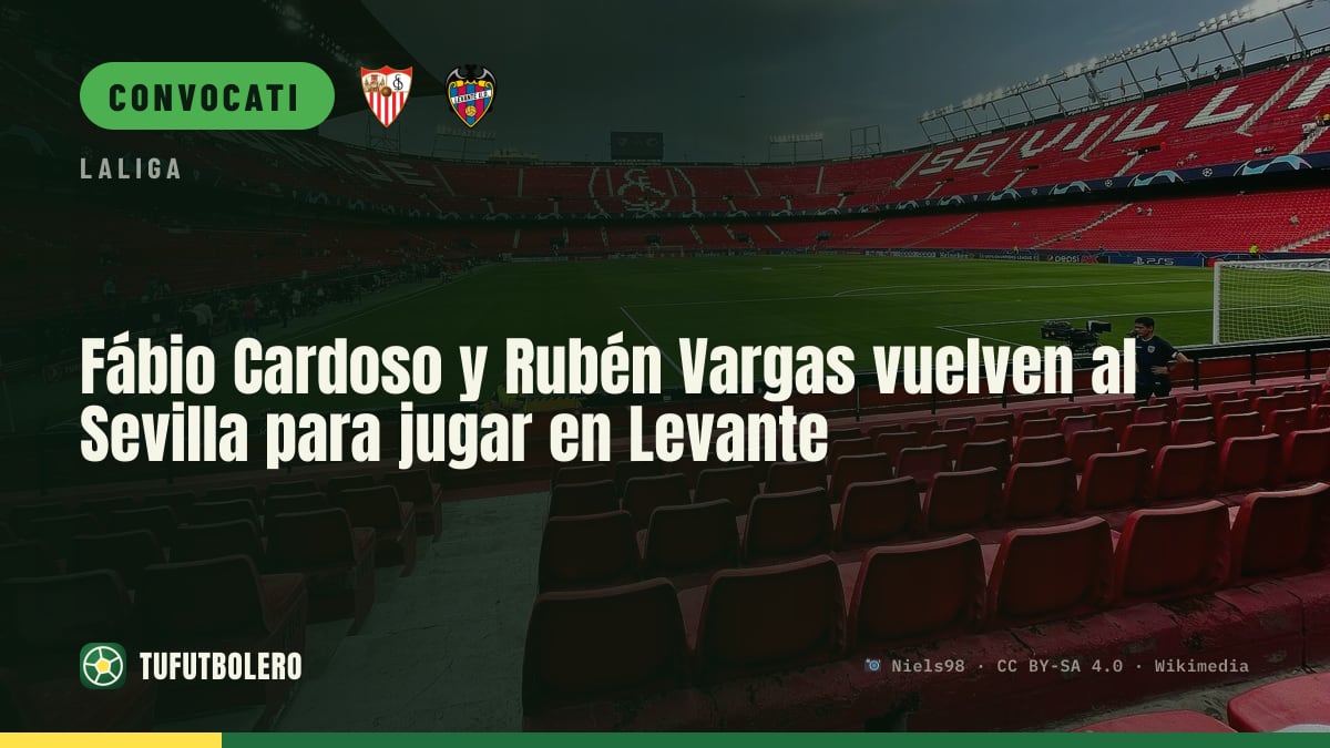 Fábio Cardoso e Rubén Vargas tornano: Sevilla in visita al Levante