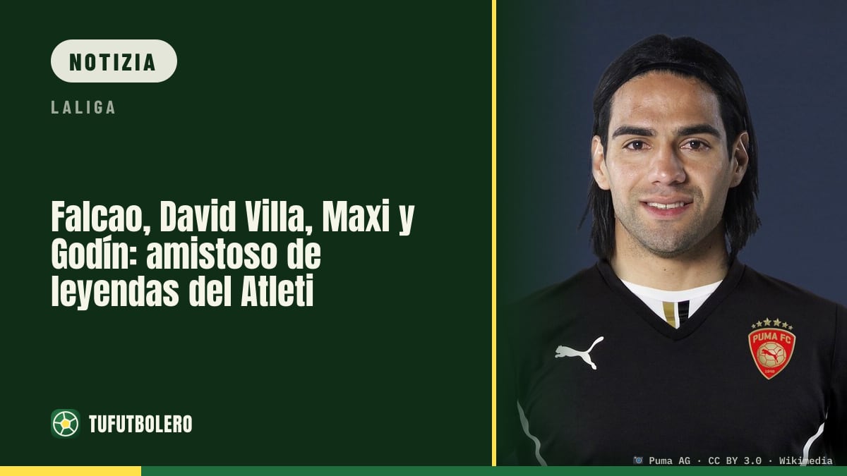 Falcao, David Villa, Maxi e Godín: arriva la sfida delle leggende