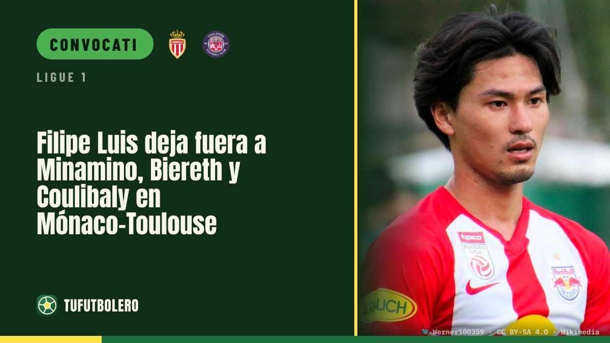 Filipe Luis esclude Minamino, Biereth e Coulibaly per il Monaco-Tolosa