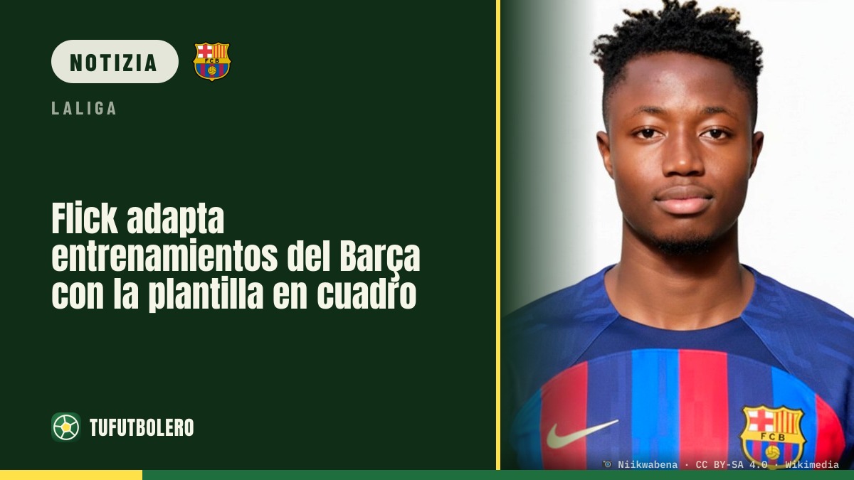 Flick plasma gli allenamenti del Barça con pochi disponibili