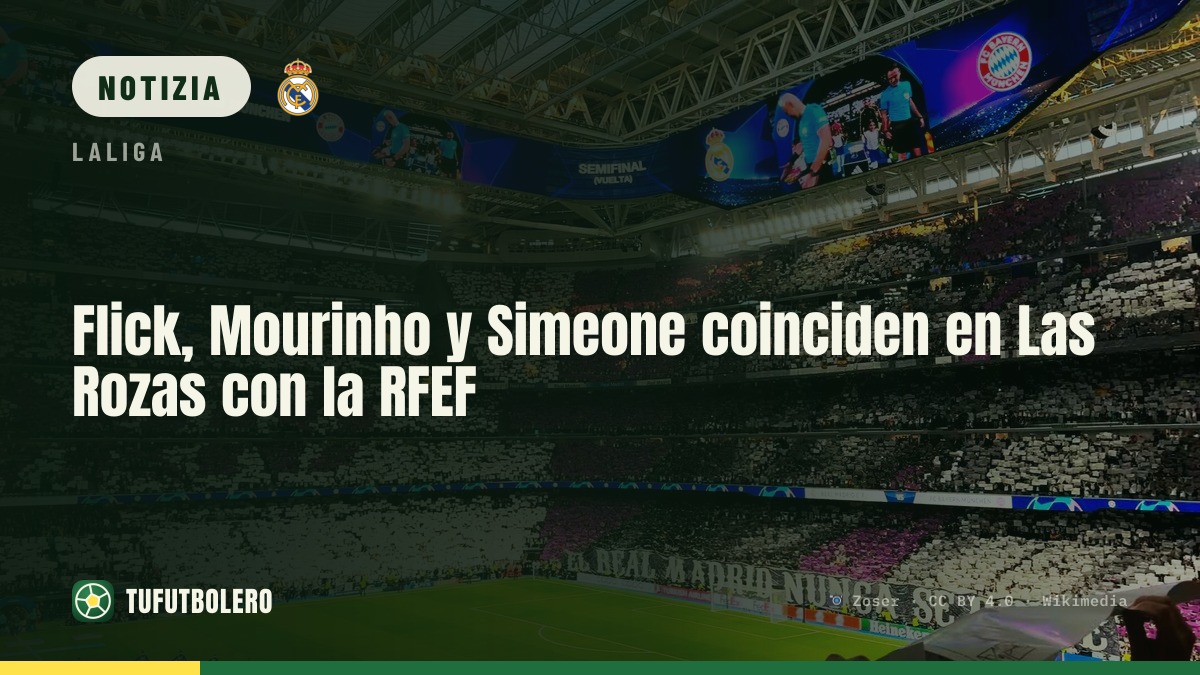 Flick, Mourinho e Simeone potrebbero incrociarsi a Las Rozas con la RFEF