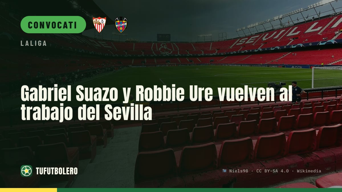 Gabriel Suazo e Robbie Ure tornano ad allenarsi con il Siviglia