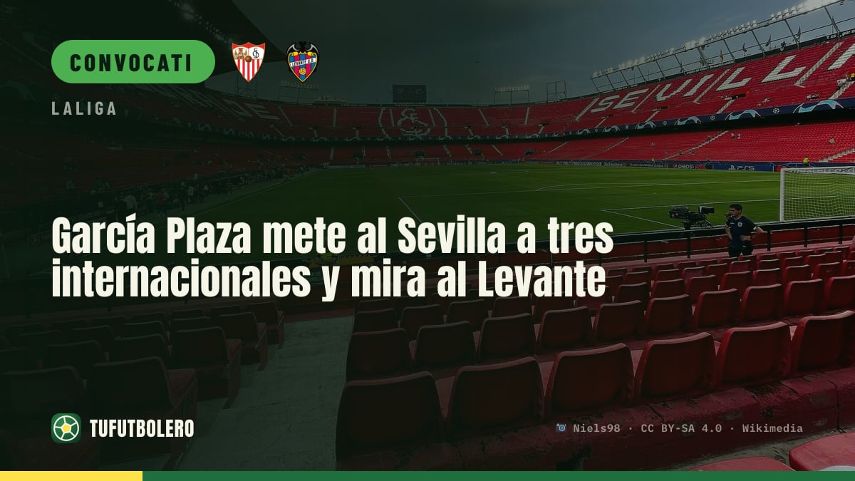 García Plaza riabbraccia tre internazionali: Sevilla pronto al Levante