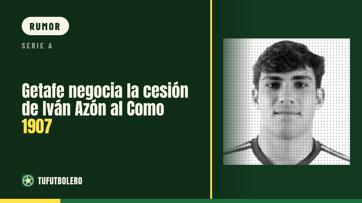 Getafe tratta il prestito di Iván Azón dal Como 1907