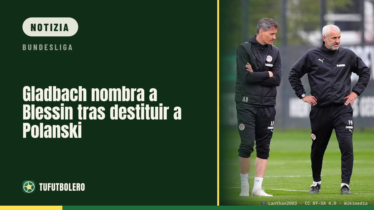 Gladbach nomina Blessin dopo il esonero di Polanski