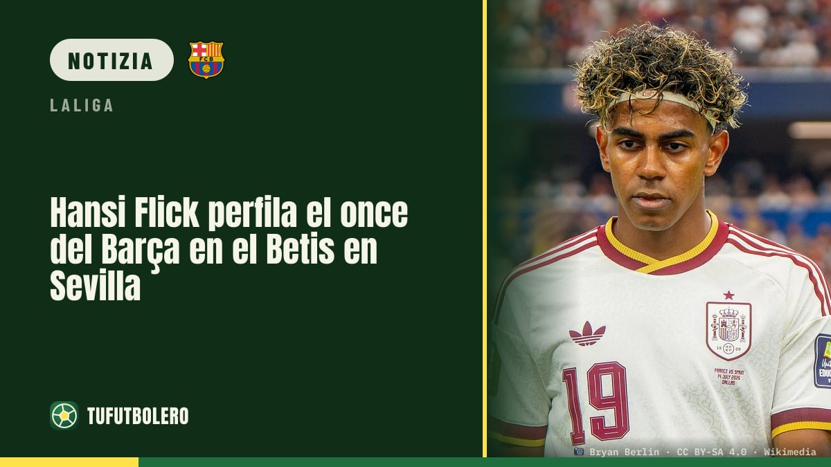 Hansi Flick prepara il probabile undici del Barcellona al Betis