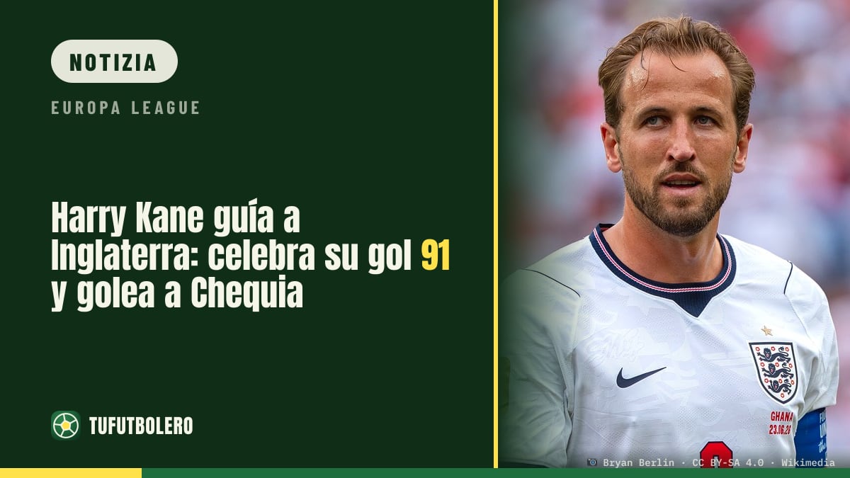 Harry Kane trascina l’Inghilterra: doppietta e 3-0 alla Repubblica Ceca