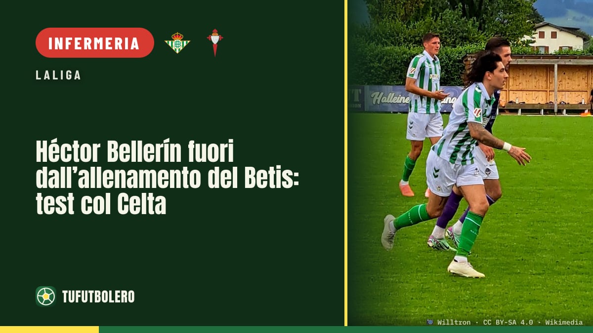 Héctor Bellerín fuori dall’allenamento del Betis: test col Celta