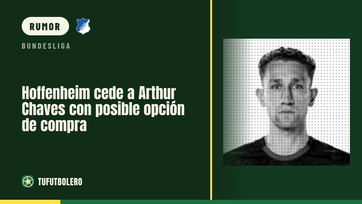 Hoffenheim in prestito per Arthur Chaves, possibile obbligo d’acquisto
