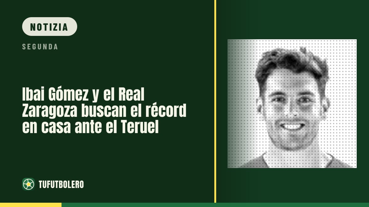 Ibai Gómez e il Real Zaragoza puntano a tre vittorie di fila in casa col Teruel