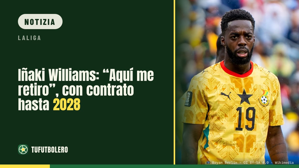 Iñaki Williams: “Mi ritiro qui”, contratto fino al 2028