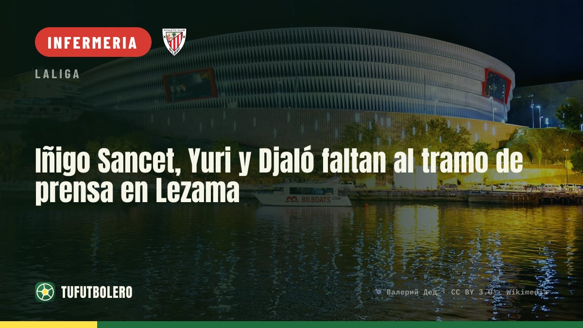 Sancet, Yuri e Djaló assenti nel primo segmento a Lezama