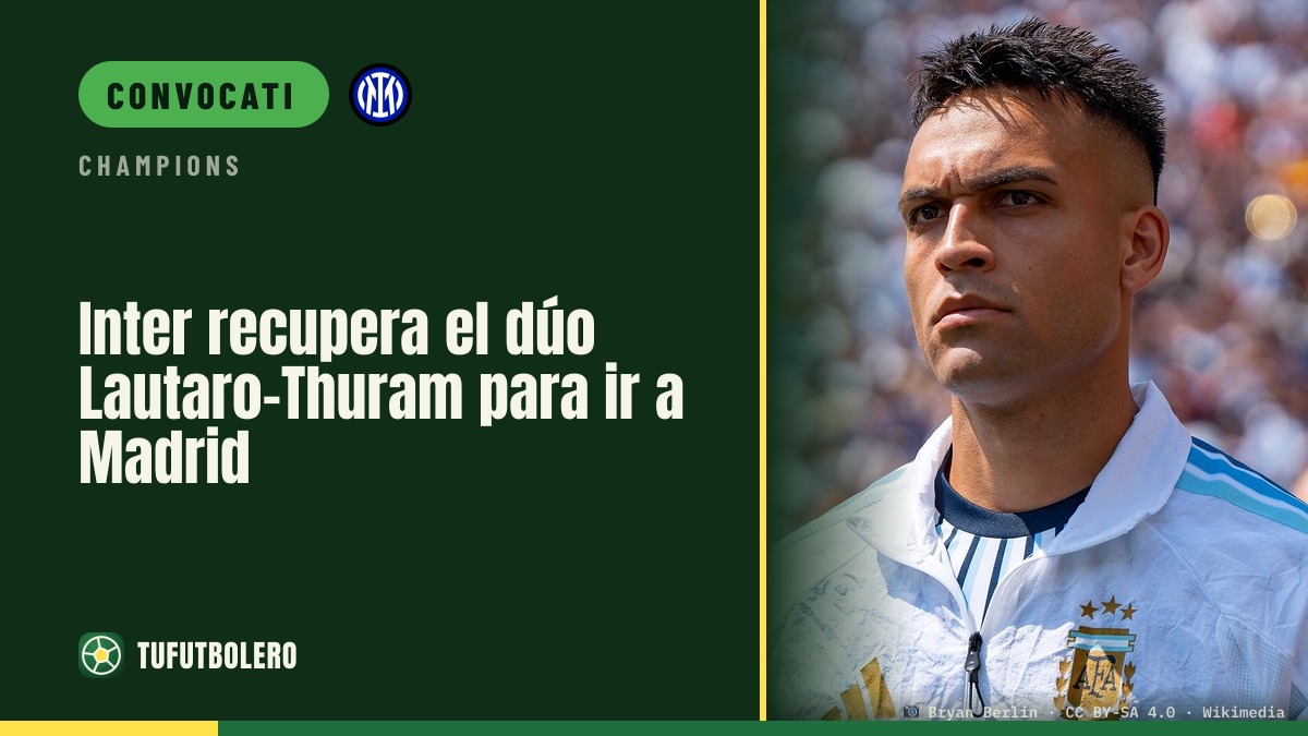 Inter riunisce Lautaro–Thuram per Madrid
