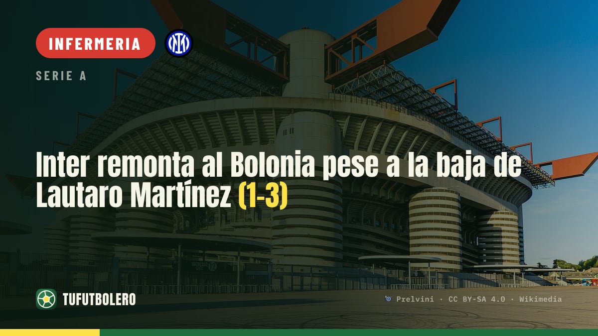 Inter rimonta il Bologna nonostante l’assenza di Lautaro Martínez (1-3)