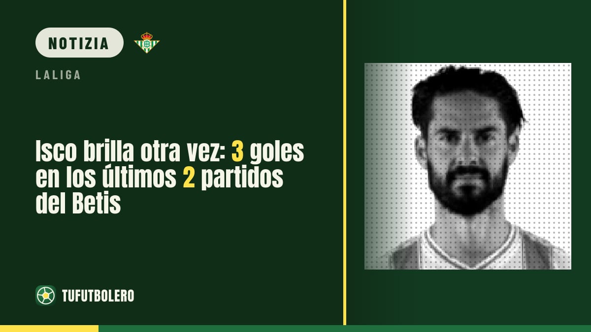 Isco torna in forma: tre gol nelle ultime due partite del Betis