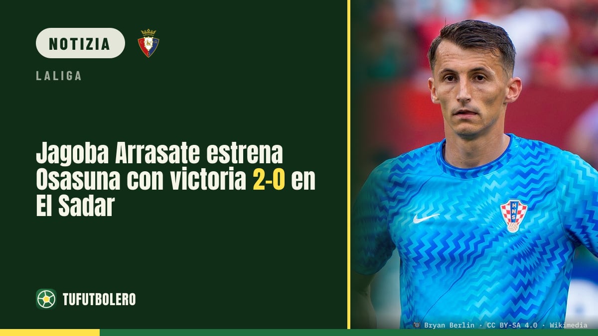 Jagoba Arrasate immediato: Osasuna batte 2-0 all’El Sadar