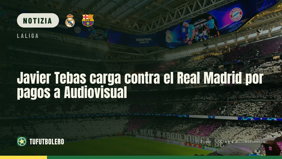 Javier Tebas attacca il Real Madrid: pagamenti ad Audiovisual