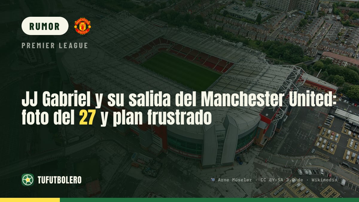 JJ Gabriel e l’addio al Manchester United: foto 2026/27 ma partenza sempre più vicina