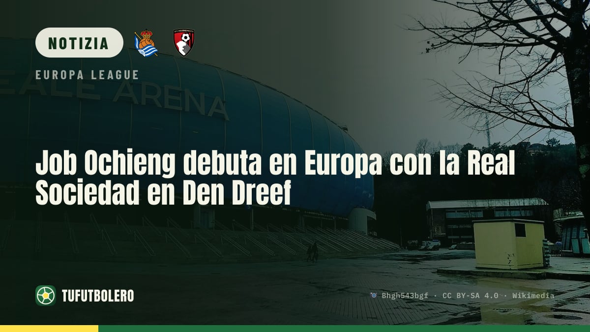 Job Ochieng debutta in Europa con la Real Sociedad a Den Dreef