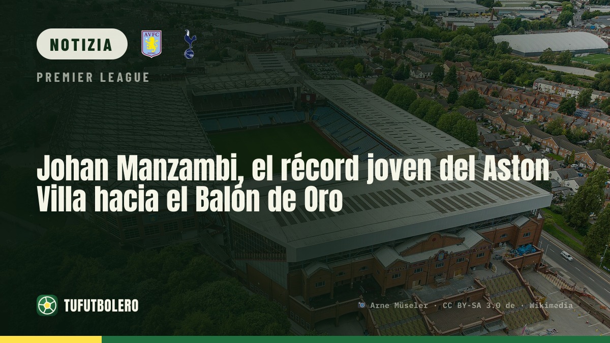 Johan Manzambi, record Aston Villa: sfida il Balón d’Or per il “Miglior giovane”