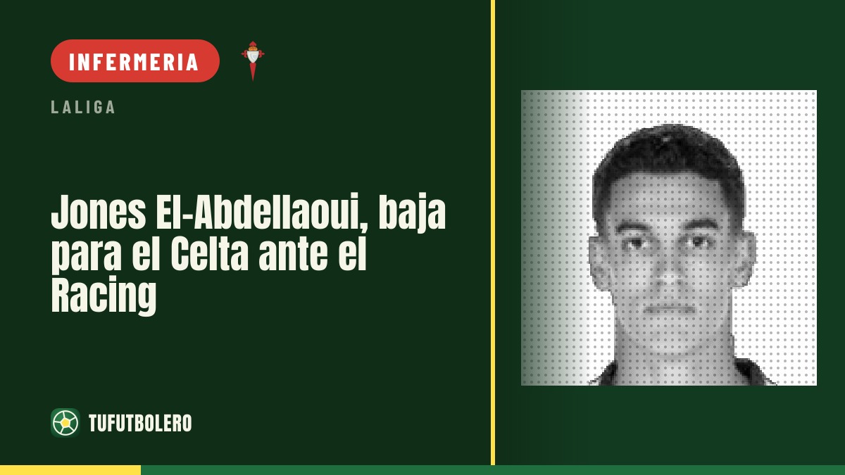 Jones El-Abdellaoui out per Celta: salta la sfida col Racing