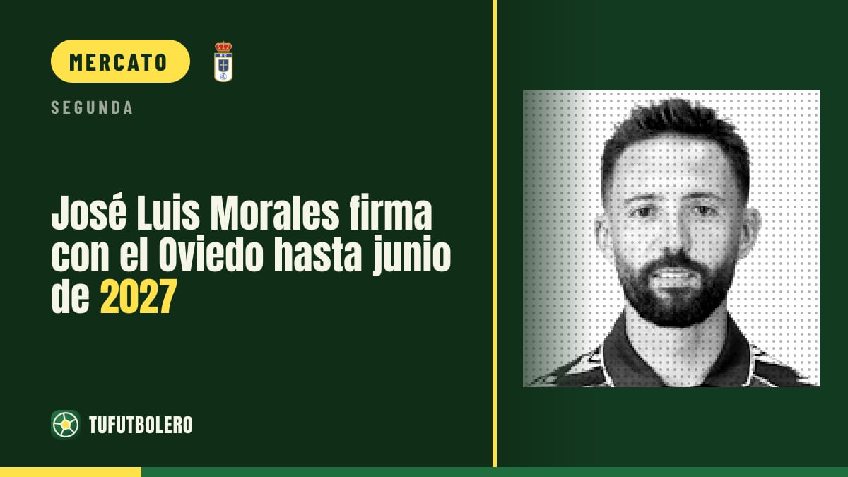 José Luis Morales firma con l’Oviedo fino a giugno 2027