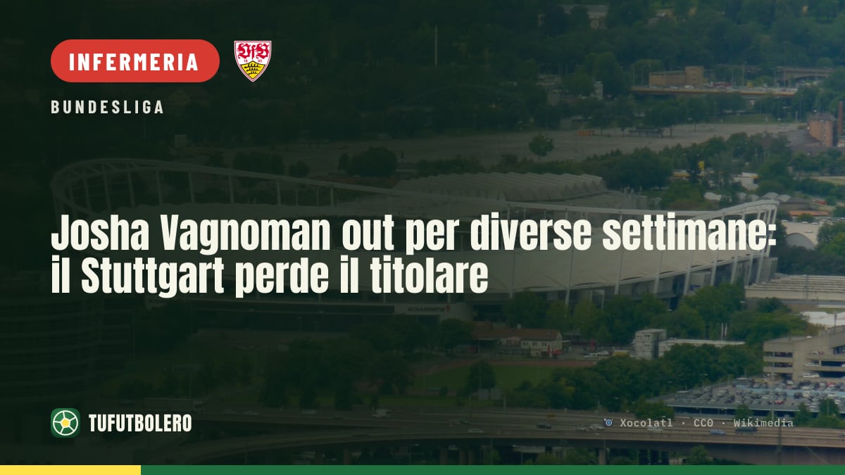 Josha Vagnoman out per diverse settimane: il Stuttgart perde il titolare