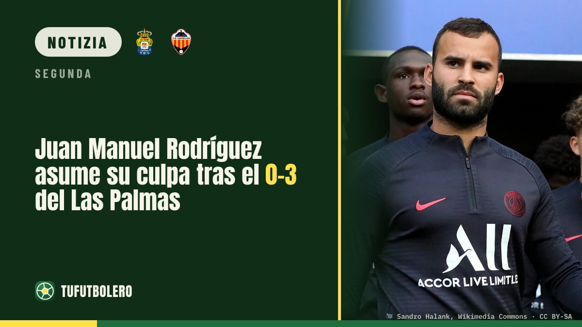 Juan Manuel Rodríguez si prende la colpa dopo il 0-3 del Las Palmas