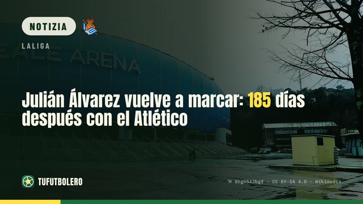 Julián Álvarez torna al gol: 185 giorni dopo con l’Atlético