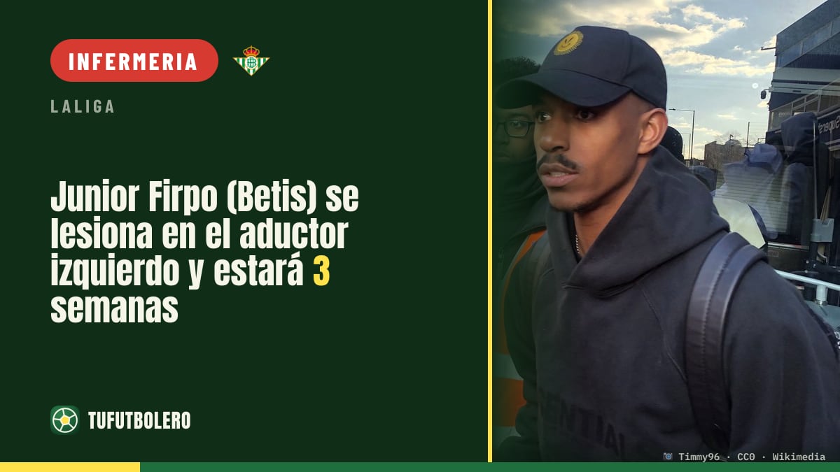 Junior Firpo (Betis) si fa male all’adduttore sinistro: stop di circa 3 settimane