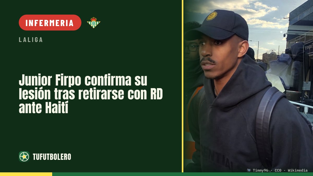 Junior Firpo conferma l’infortunio dopo l’uscita dal campo con la RD contro Haiti