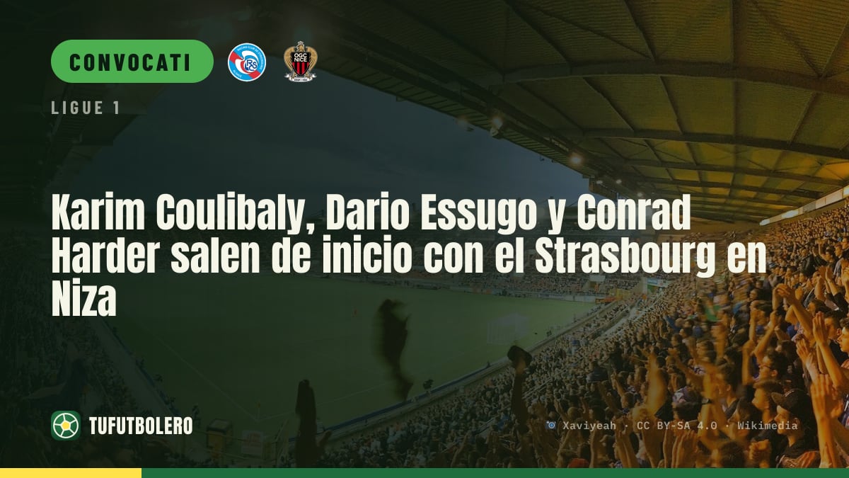 Karim Coulibaly, Dario Essugo e Conrad Harder titolari con lo Strasbourg a Nizza