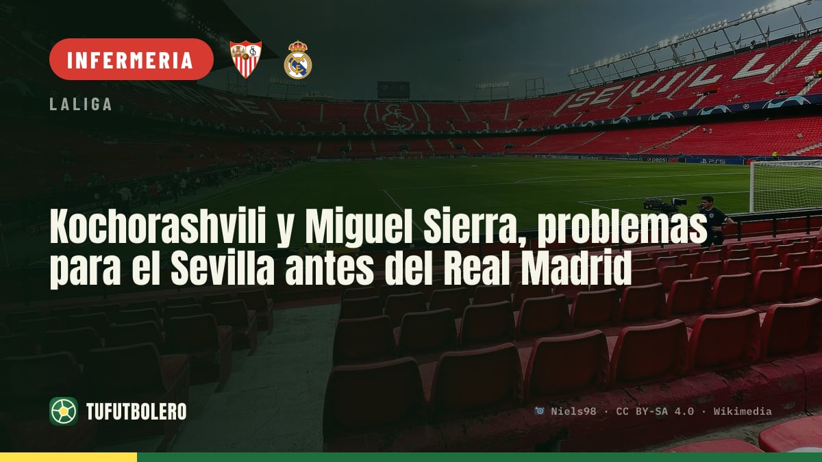 Kochorashvili e Miguel Sierra sono un problema per il Siviglia prima del Real Madrid