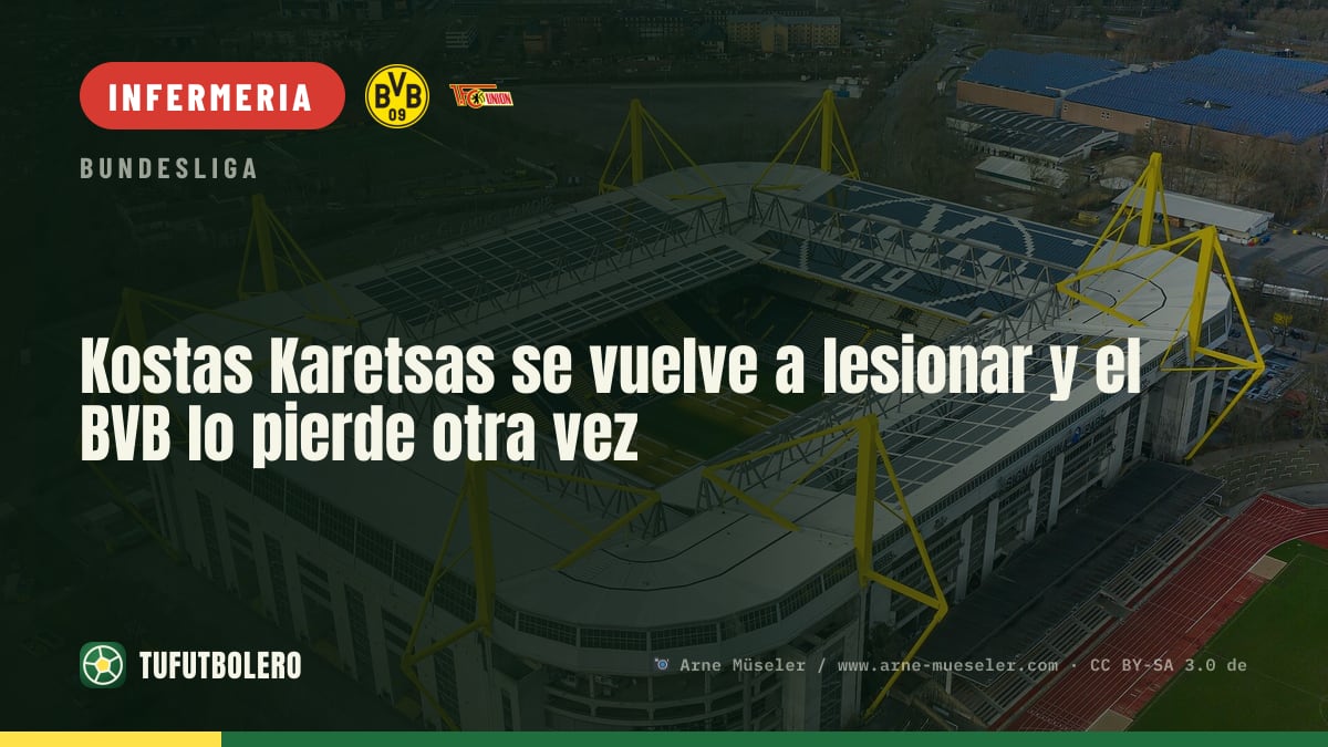 Konstantinos Karetsas: nuova assenza per il BVB dopo l’infortunio