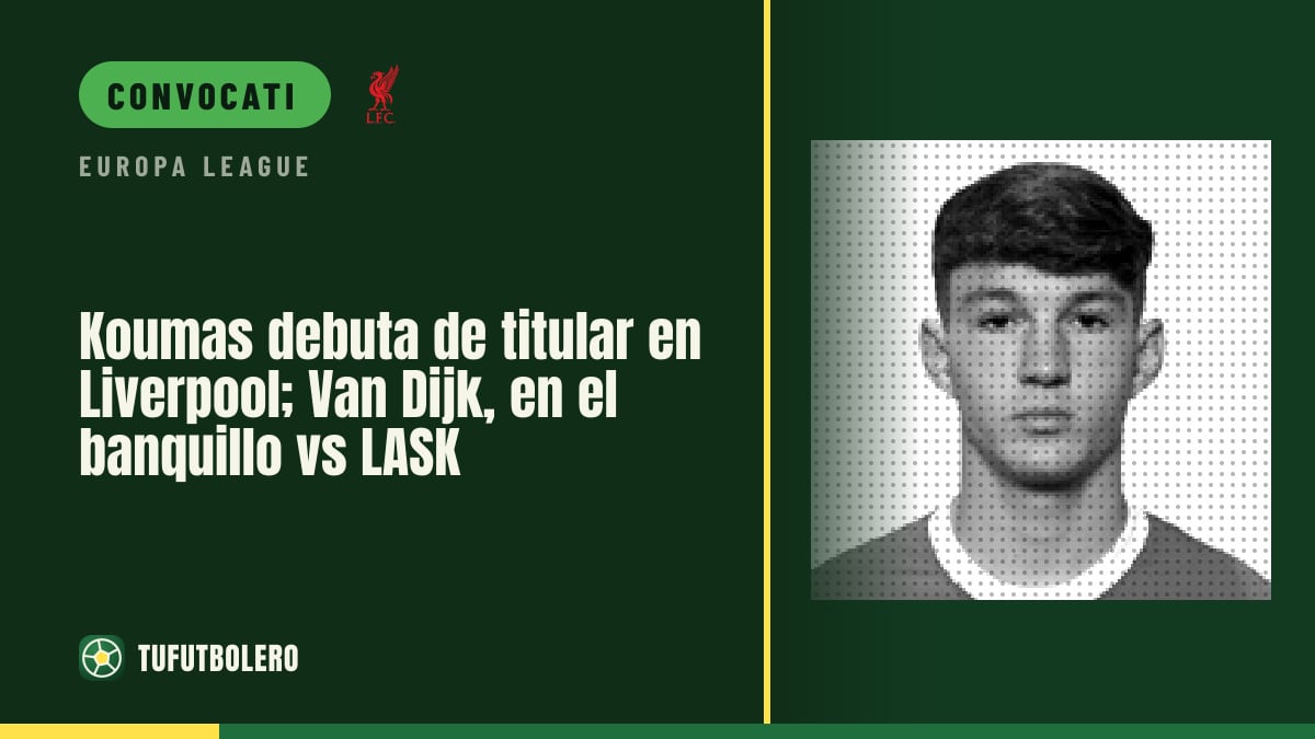 Koumas titolare con il Liverpool: Van Dijk in panchina vs LASK