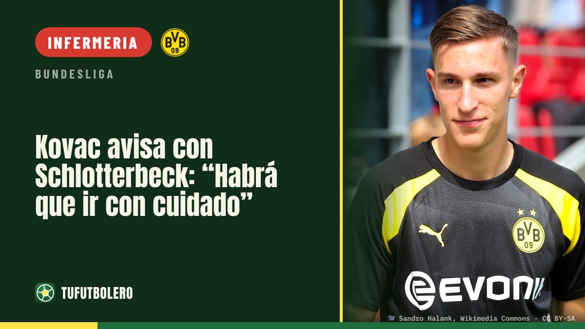 Kovac su Schlotterbeck: “Adesso più cautela”