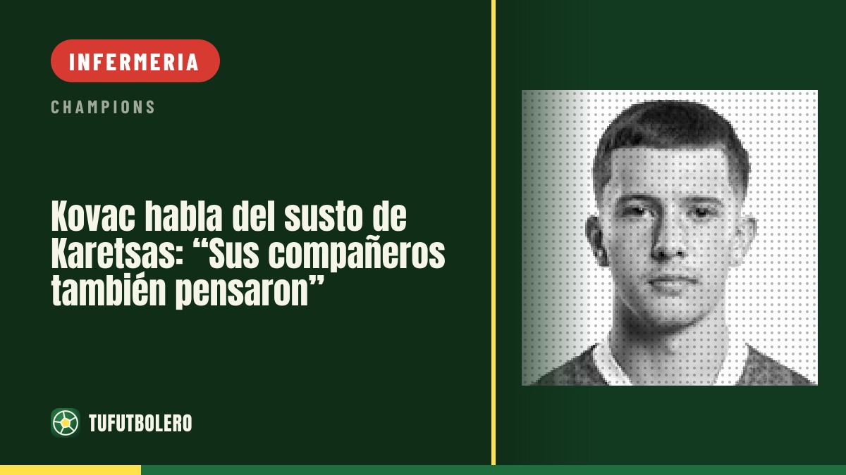 Kovac sull’infortunio di Karetsas: “Anche i compagni si sono preoccupati”