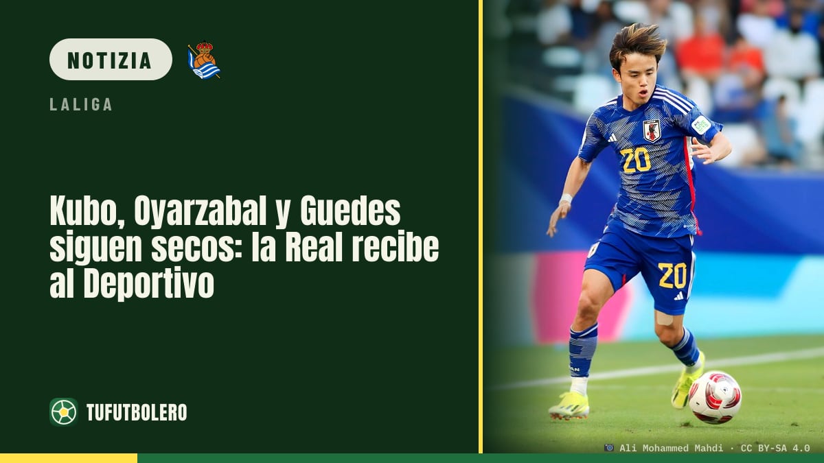 Kubo, Oyarzabal e Guedes senza gol: la Real ospita il Deportivo