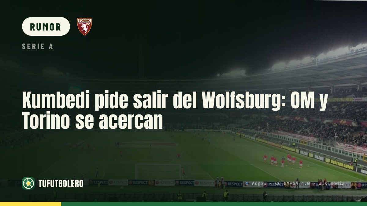 Kumbedi vuole lasciare il Wolfsburg: OM e Torino sondano