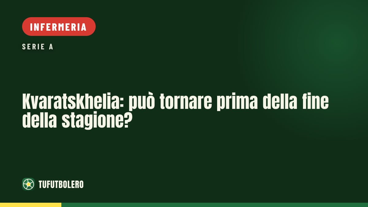 Kvaratskhelia: può tornare prima della fine della stagione?
