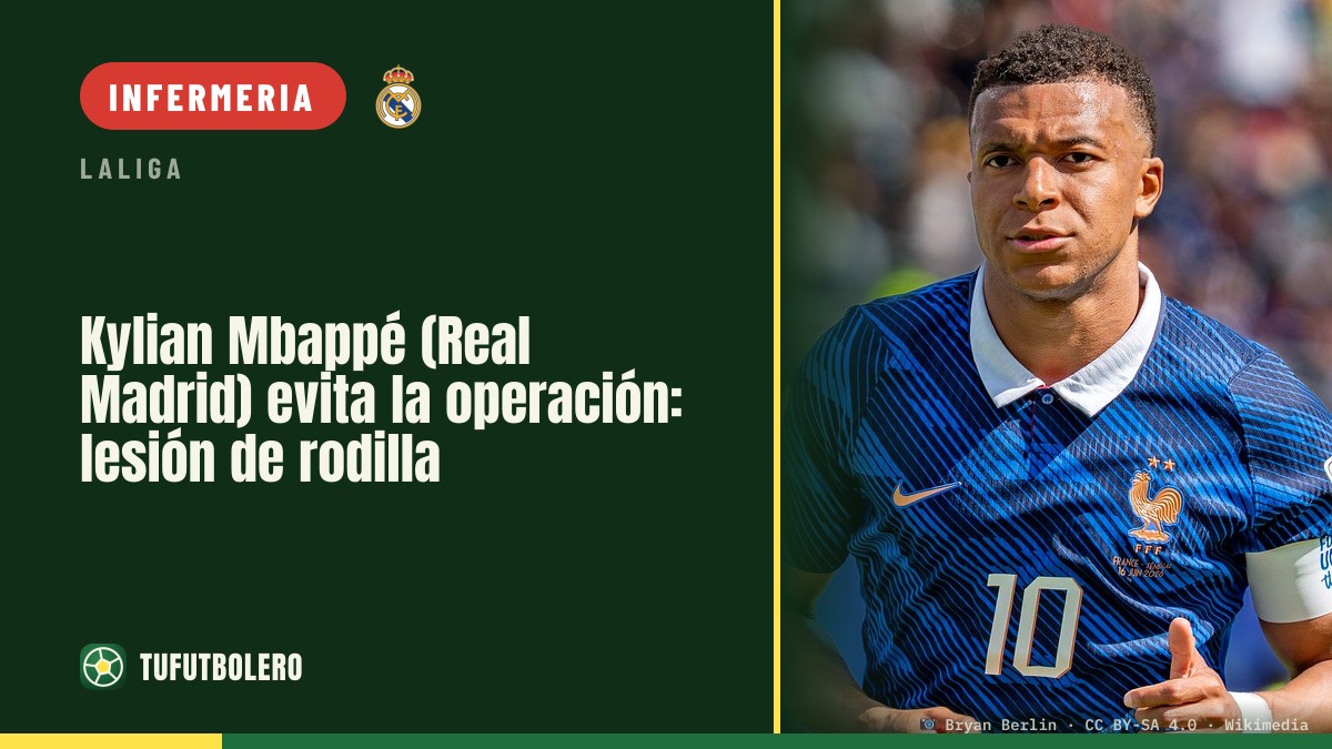 Kylian Mbappé (Real Madrid) evita l’operazione: problema al ginocchio