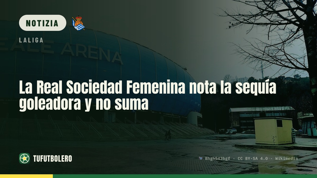 Real Sociedad: scatta l’allarme per la mancanza di gol