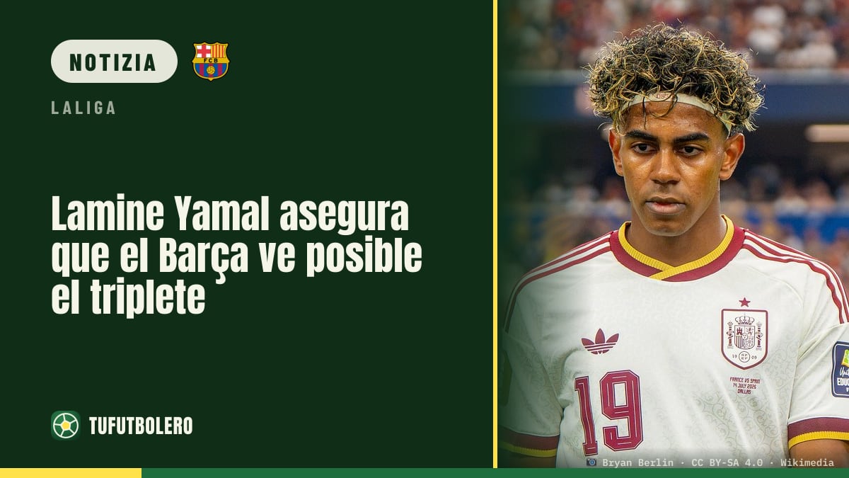 Lamine Yamal: “Il Barcellona può vincere il treble”