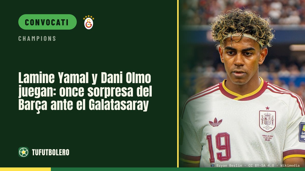 Lamine Yamal e Dani Olmo titolari: Barça con sorpresa contro il Galatasaray